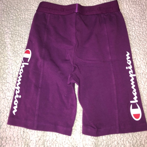Champion Everyday Bike Shorts Vertical Logo - Picture 3 of 4